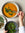 Squash soup with salsa verde and crispy sage